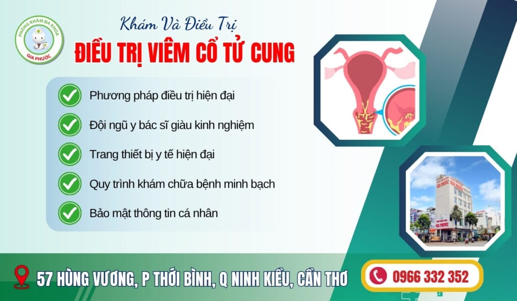 Đa khoa Gia Phước địa chỉ khám và điều trị viêm cổ tử cung