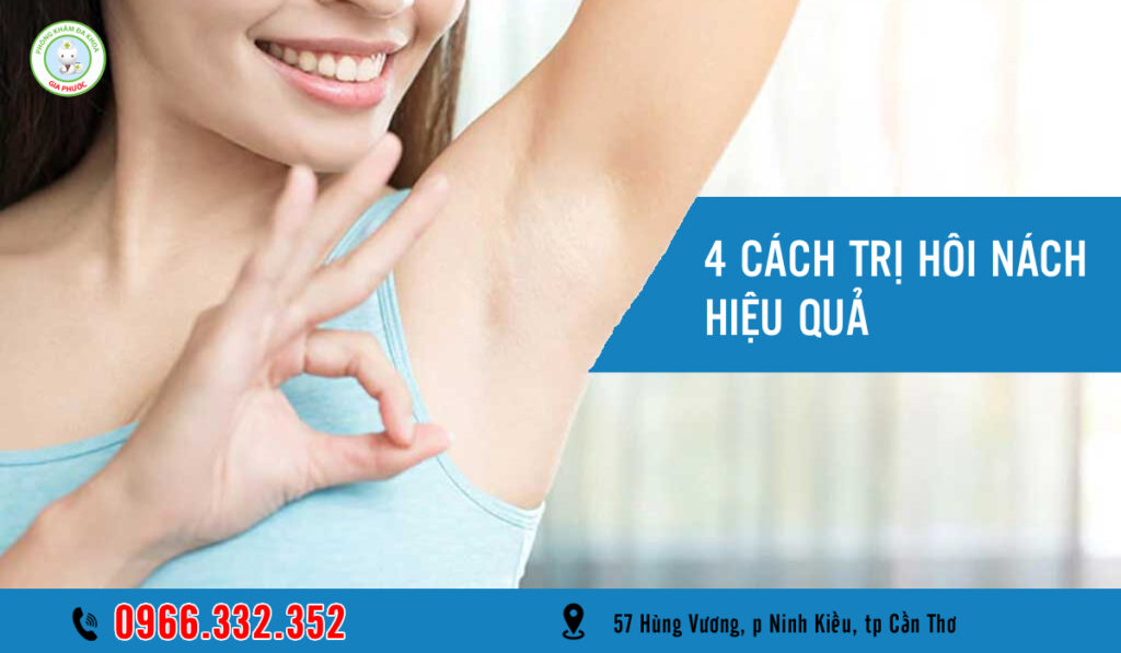4 cách trị hôi nách hiệu quả
