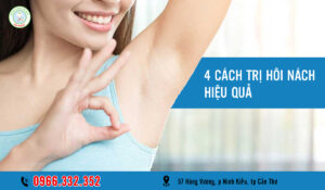 4 cách trị hôi nách hiệu quả
