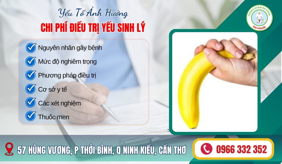 Các Yếu Tố Ảnh Hưởng Đến Chi Phí Điều Trị Yếu Sinh Lý