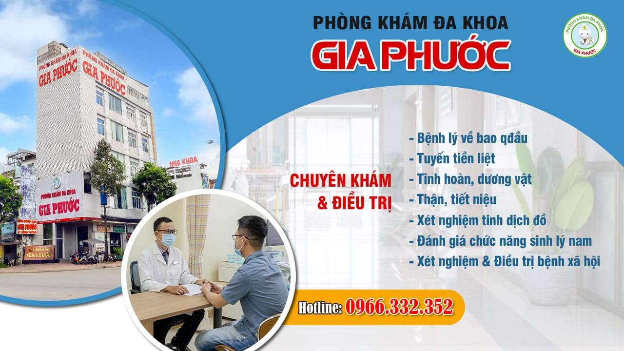 Phòng khám đa khoa Gia Phước cung cấp đa dạng dịch vụ khám và điều trị bệnh nam khoa ở Cần Thơ