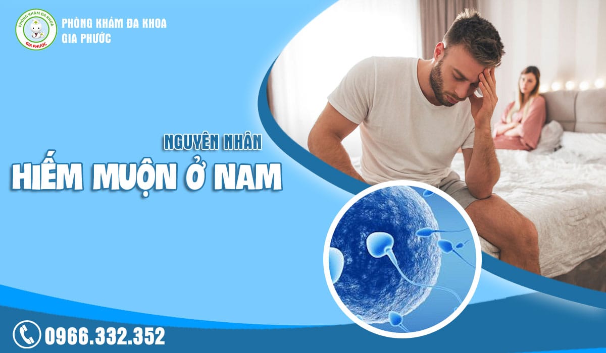 Có nhiều nguyên nhân gây hiếm muộn ở nam giới