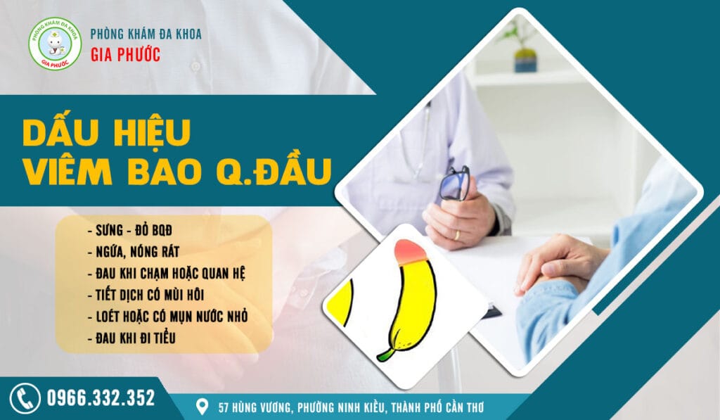Dấu hiệu viêm bao quy đầu dễ nhận biết ở nam giới