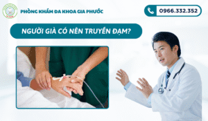 Người già có nên truyền đạm không