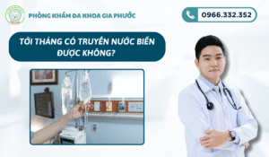 Tới tháng có truyền nước biển được không