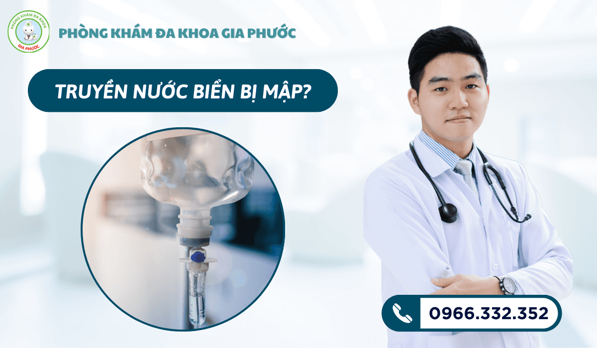 Tại sao truyền nước biển bị mập