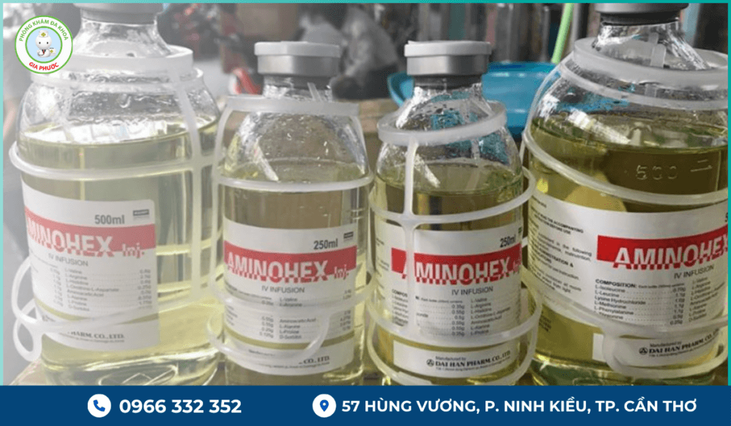 Dịch truyền đạm màu vàng