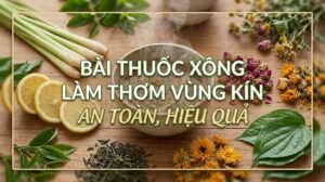 Bài thuốc xông làm thơm vùng kín